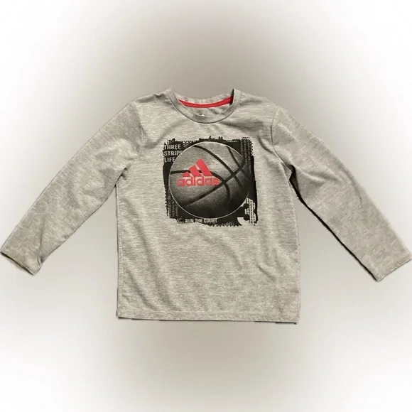 adidas Shirts Tops Adidas Boys Climalite Long Sleeve